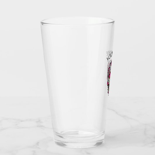 SUIKER SKULL GLASS PINT GLAS (Rechts)