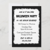 Suiker Skull Halloween Kaart (Achterkant)