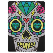 Suiker Skull Kunst, Dag van de Doden Klembord (Achterkant)