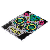 Suiker Skull Kunst, Dag van de Doden Notitieboek (Linkerzijde)