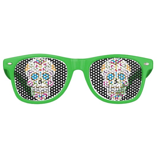 Suiker Skull Party Shades Retro Zonnebril (Voorkant)