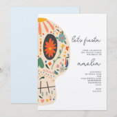 SUIKER SKULL PARTY UITNODIGING (Voorkant / Achterkant)