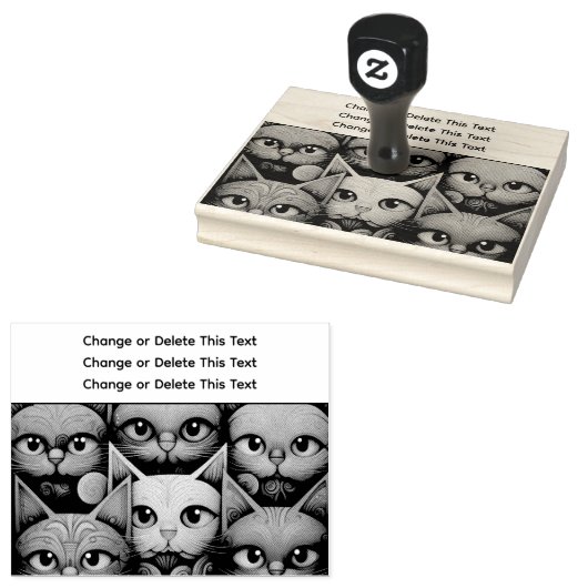 Suiker Skull Rubberstempel (Gestempeld)