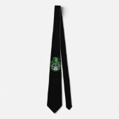 Suiker Skull St Patrick Dag Lucky Shamrock Stropdas (Voorkant)