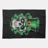 Suiker Skull St Patrick Dag Lucky Shamrock Theedoek (Horizontaal)