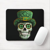 Suiker Skull St Patrick Dag Van De Overheid Muismat (Met muis)