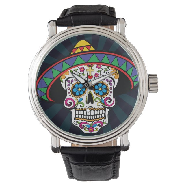 Suiker Skull Watch Horloge (Voorkant)