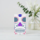 suiker skullz : 1 visitekaartje (Staand voorkant)