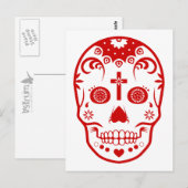 suiker skullz : 2 briefkaart (Voorkant / Achterkant)