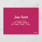 Suiker spinkelt kleurrijk cadeau voor bakkristalle briefkaart (Achterkant)