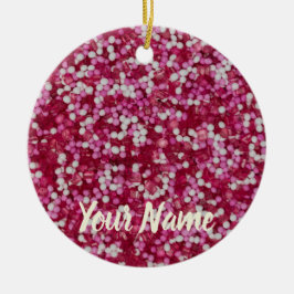 Suiker spinkelt kleurrijk cadeau voor bakkristalle keramisch ornament