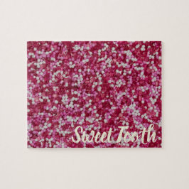 Suiker spinkelt kleurrijk cadeau voor bakkristalle legpuzzel