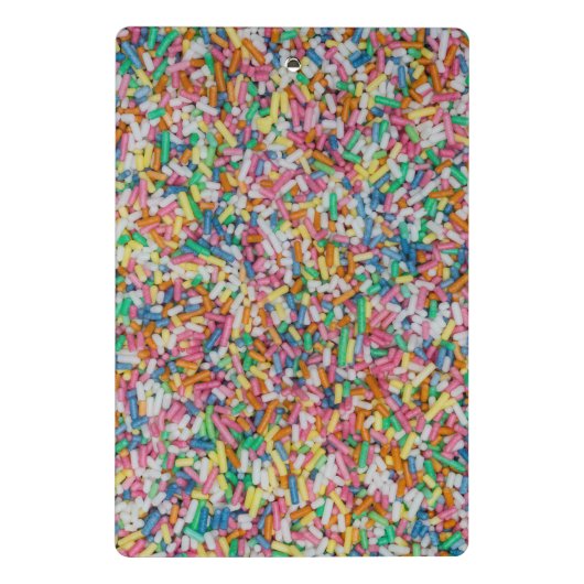 Suiker spint kleurrijke achtergrondcadeau mini klembord (Achterkant)