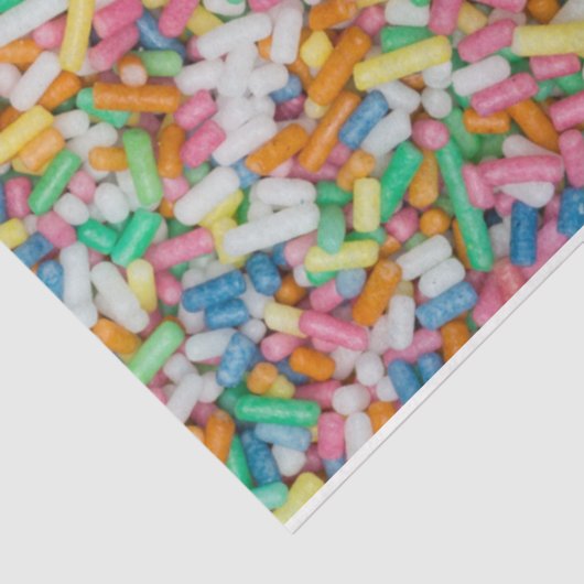 Suiker spint kleurrijke achtergrondcadeau tissuepapier (Detail)