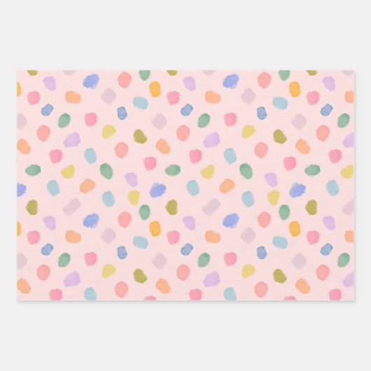 Suiker stippen inpakpapier vel (Voorkant 3)