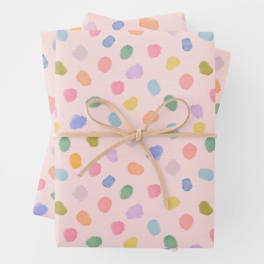 Suiker stippen inpakpapier vel (In situ)