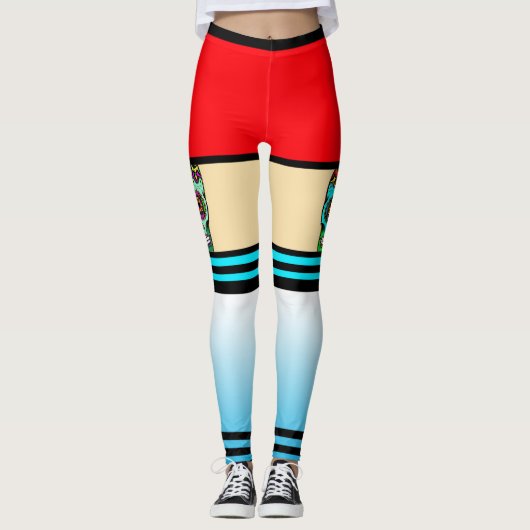 Suiker Tattoo Leggings (Voorkant)