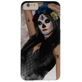 Suiker van volle maan Donkere masker en blauwe oge Case-Mate iPhone Case