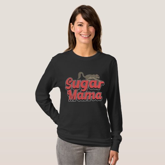 Suiker van vrouwen mama t-shirt (Voorkant volledig)