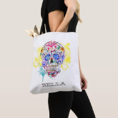 Suiker Verkleurde Dag van de Dood Tote Bag (Dichtbij)