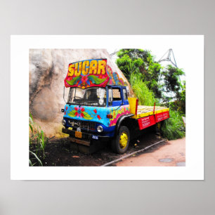 Suiker vrachtwagen poster