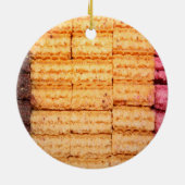 Suiker Wafer Cookies Keramisch Ornament (Achterkant)