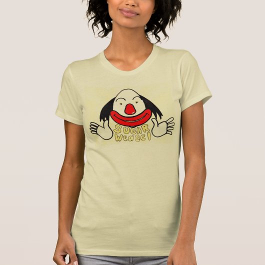 Suiker Weasel het gezicht van de gekloonde Cartoon T-shirt (Voorkant)