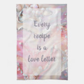 Suiker - Wit Theedoek (Verticaal)