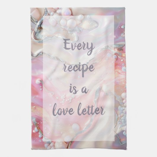 Suiker - Wit Theedoek (Verticaal)