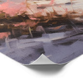 Suiker Zand Stranden van Boca Grande Olieverfschil Poster (Hoek)