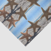 Suiker Zeester op het strand Weefselpapier Tissuepapier (Detail)