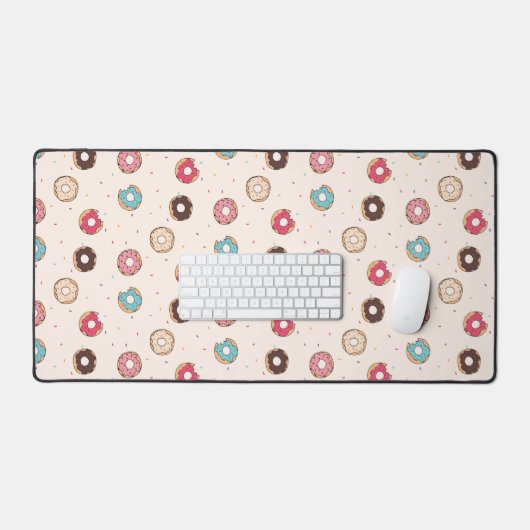 Suiker zoet donut patroon bureaumat (Keyboard & Muis)