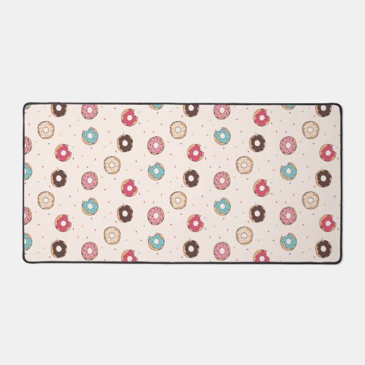 Suiker zoet donut patroon bureaumat (Voorkant)