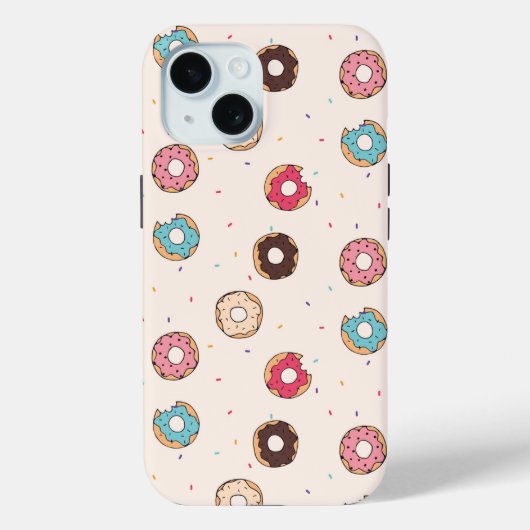 Suiker zoet donut patroon Case-Mate iPhone case (Achterkant)