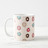 Suiker zoet donut patroon koffiemok (Links)