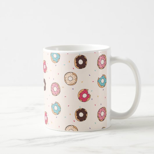 Suiker zoet donut patroon koffiemok (Rechts)