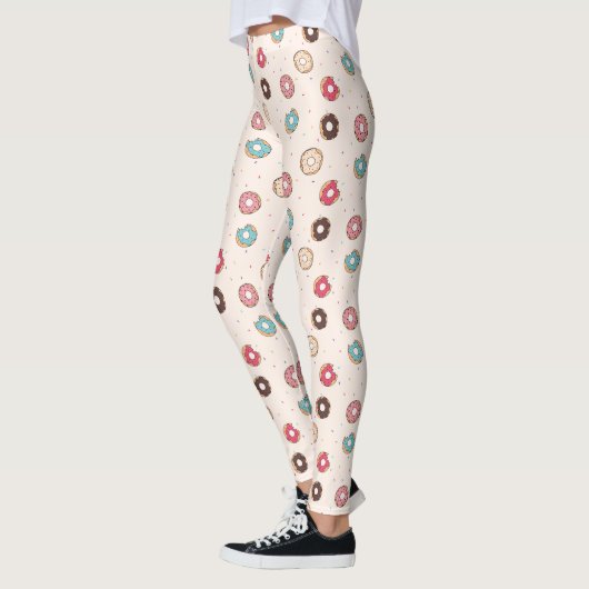 Suiker zoet donut patroon leggings (Links)