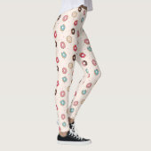 Suiker zoet donut patroon leggings (Rechts)