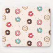 Suiker zoet donut patroon muismat (Voorkant)