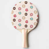Suiker zoet donut patroon tafeltennisbatje (Voorkant)