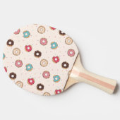 Suiker zoet donut patroon tafeltennisbatje (Zijkant)