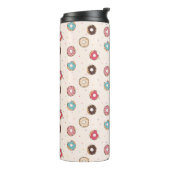 Suiker zoet donut patroon thermosbeker (Gedraaid links)