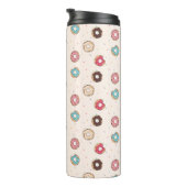 Suiker zoet donut patroon thermosbeker (Geroteerd rechts)