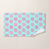 Suiker Zoet Roze Geglazuurde Donuts Bad Handdoek (Handdoek)