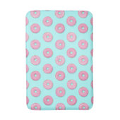 Suiker Zoet Roze Geglazuurde Donuts Badmat (Voorkant Verticaal)