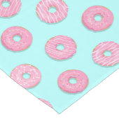 Suiker Zoet Roze Geglazuurde Donuts Medium Tafelloper (Hoek)