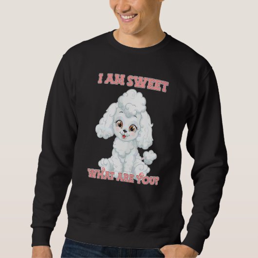 Suiker Zoete Poodle Trui (Voorkant)