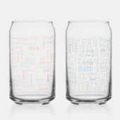 Suiker & Zout Blikvorm Glas (Achterkant)