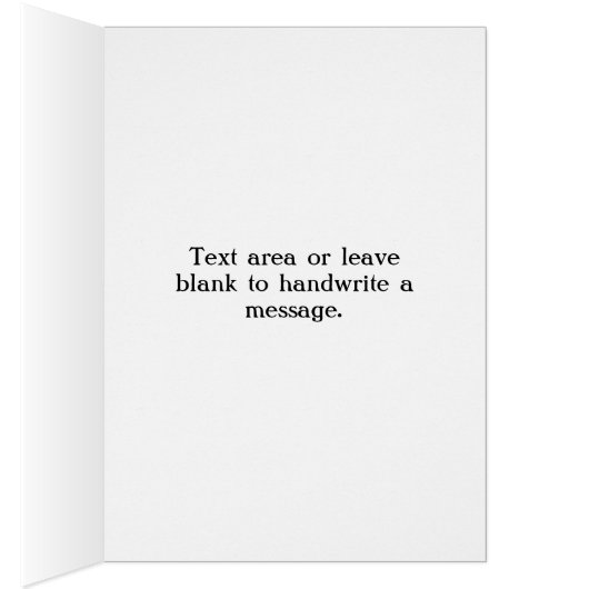 Suiker zwarte en witte trouwerekkaart (Binnen (Rechts))