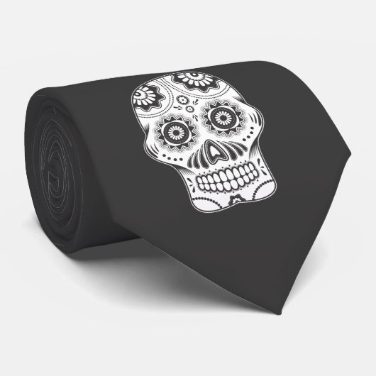 Suiker zwarte Stropdas (Opgerold)